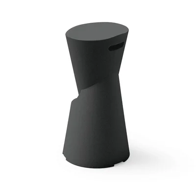 Lyxo Stool Sgabello Dot, height 75 cm, anthracite