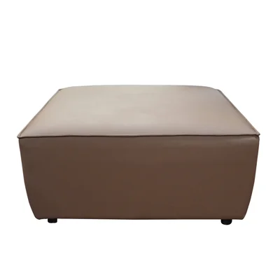 Ottoman RFG Kiano, square, eco leather, 750 x 880 x 420 mm, brown
