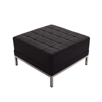 Ottoman RFG Neo, square, eco leather, 700 x 700 x 450 mm, black