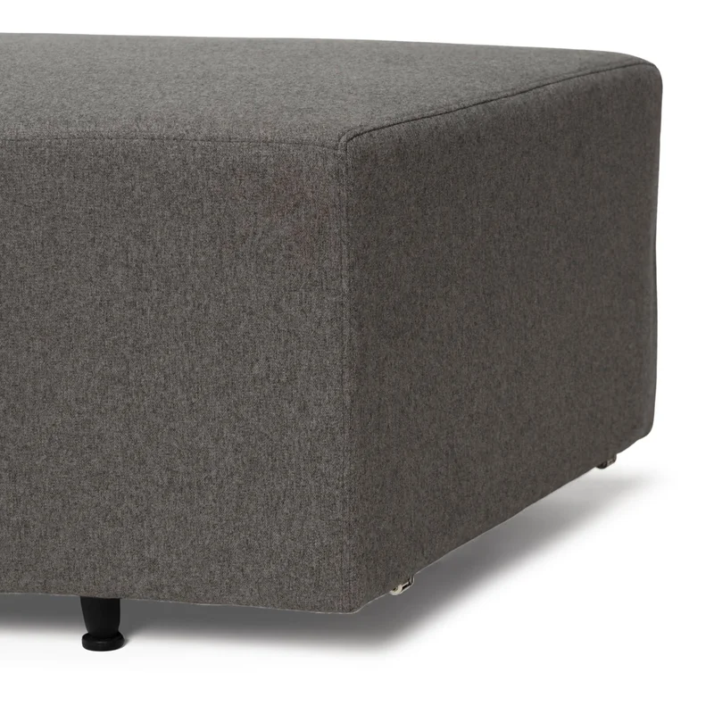 Ottoman RFG Zara, fabric, 1390-870 x 670 x 410 mm, grey
