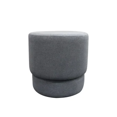 Ottoman RFG Zara, round, fabric, 450 x 450 x 450 mm, grey