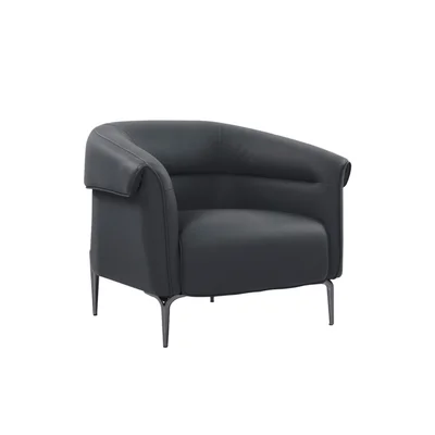 RFG Armchair Megan, eco leather, black