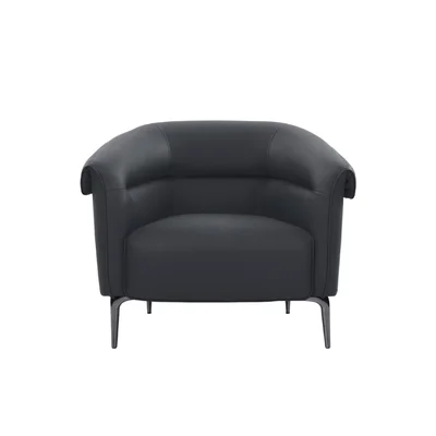 RFG Armchair Megan, eco leather, black
