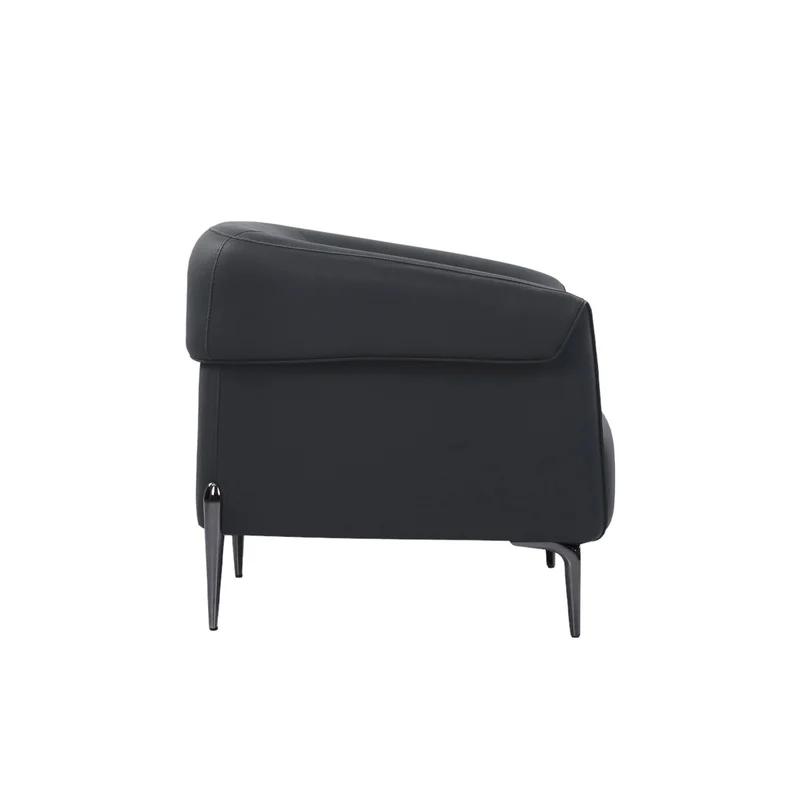 RFG Armchair Megan, eco leather, black