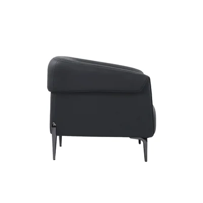 RFG Armchair Megan, eco leather, black
