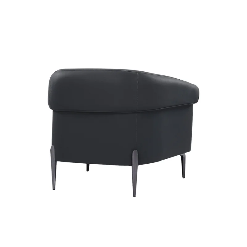 RFG Armchair Megan, eco leather, black