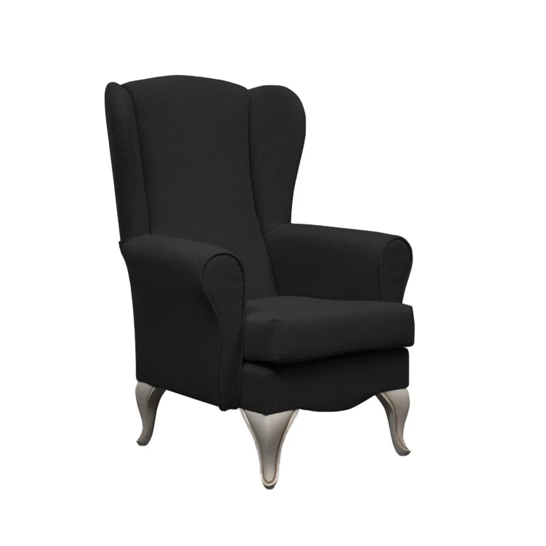 Armchair Classic, 800 x 750 x 1120-1140 mm, black