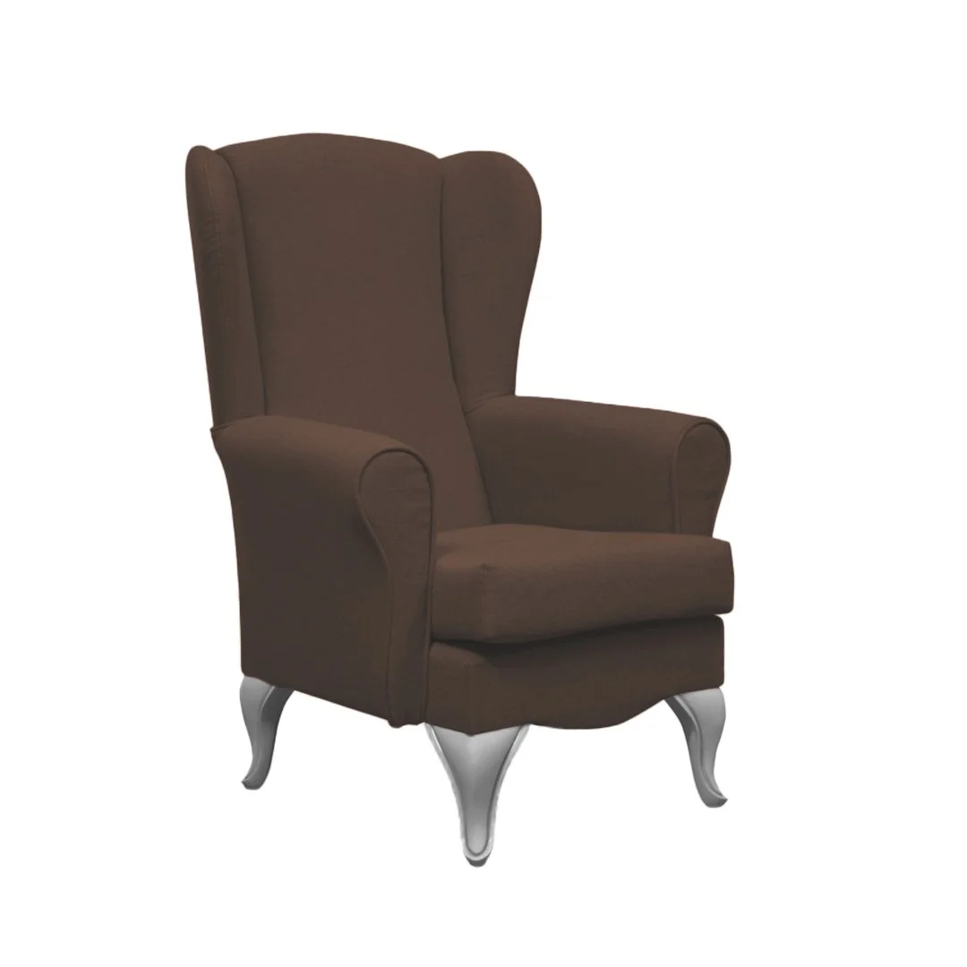 Armchair Classic, 800 x 750 x 1120-1140 mm, brown