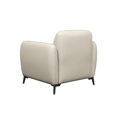 Armchair RFG Lisa, faux leather, 830 x 750 x 780 mm, light gray