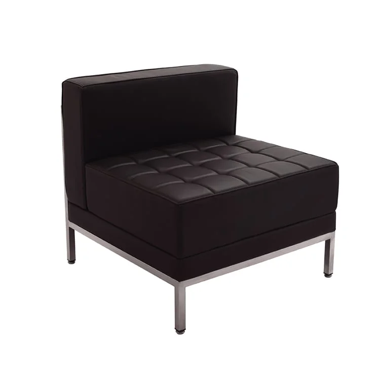 Module RFG Neo, middle, eco leather, 720 x 720 x 700 mm, black