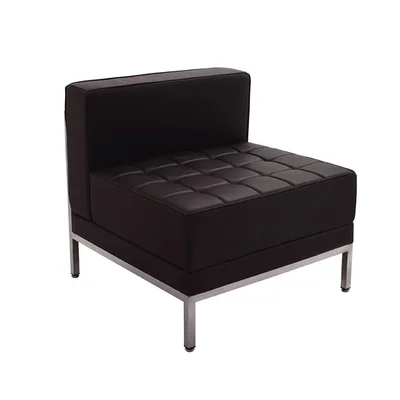 Module RFG Neo, middle, eco leather, 720 x 720 x 700 mm, black