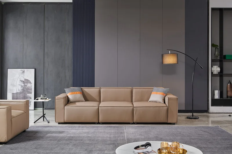 Armchair RFG Kiano, eco leather, 1160 x 880 x 760 mm, brown