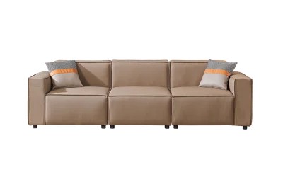 Armchair RFG Kiano, eco leather, 1160 x 880 x 760 mm, brown