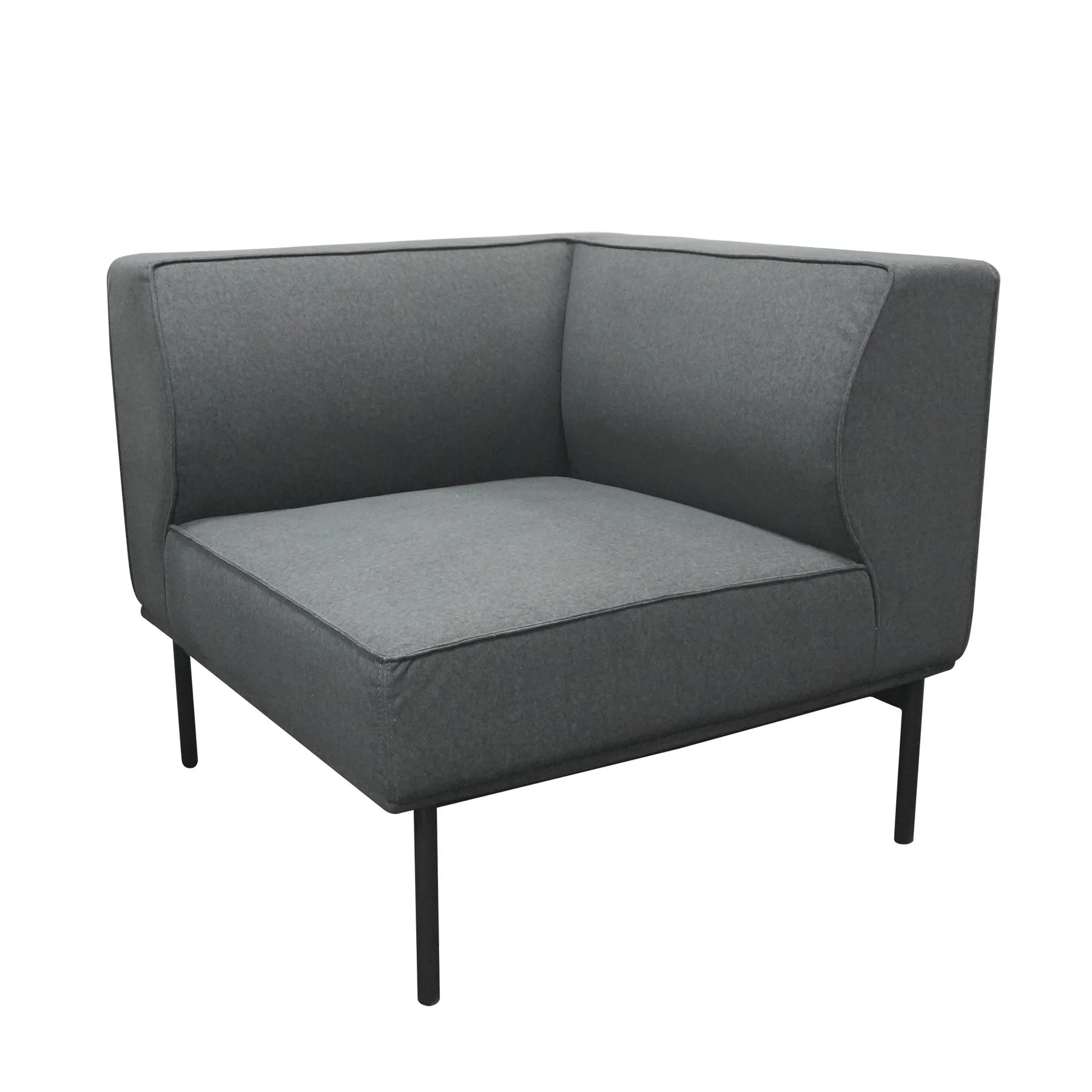 RFG Klark Module, corner, fabric, 800 ? 800 ? 720 mm, grey