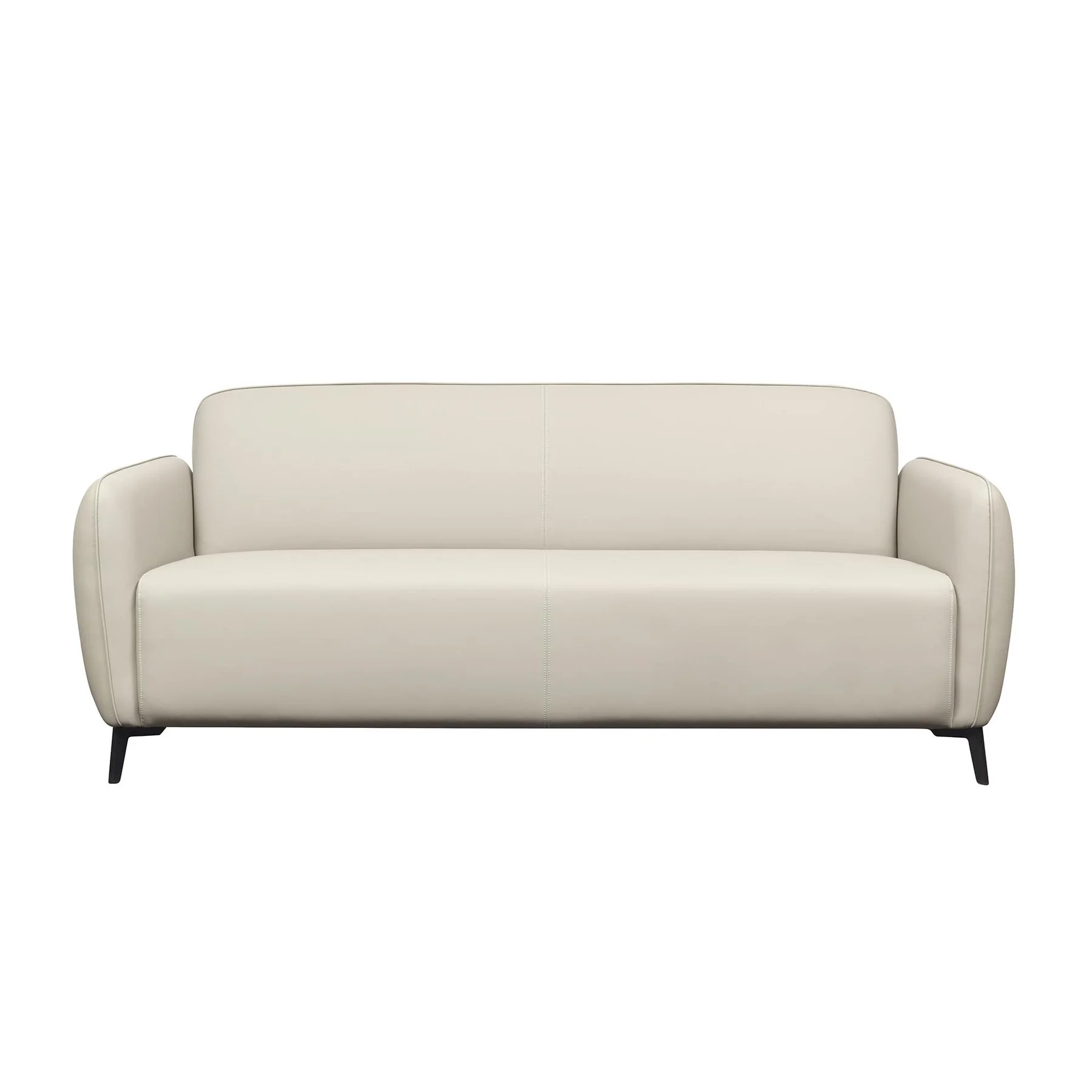 Sofa RFG Lisa, three-seater, eco leather, 1850 x 750 x 780 mm, light grey