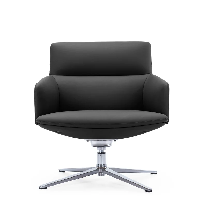 RFG Armchair Ray, eco-leather, black