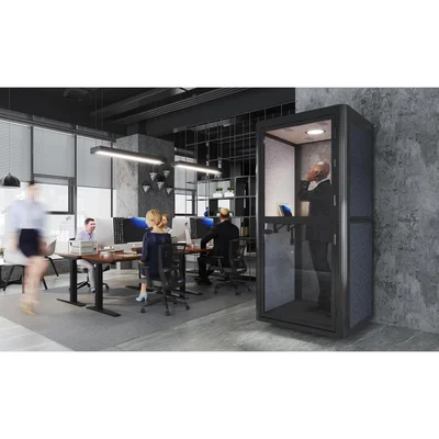 Cabin Flexi101, soundproof, 1020 x 1020 x 2260 mm, gray