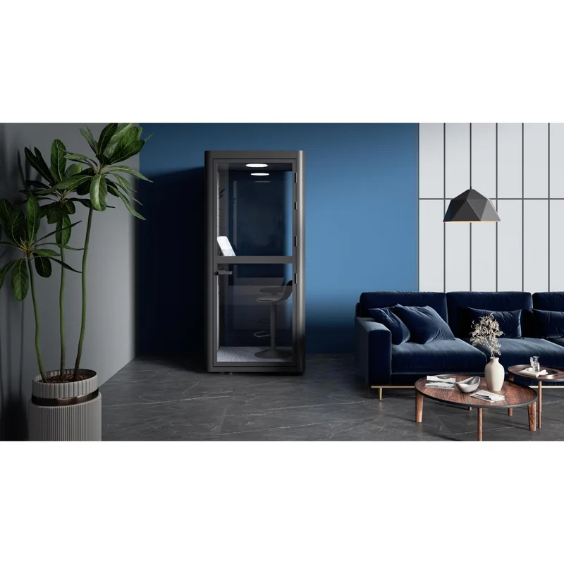 Cabin Flexi101, soundproof, 1020 x 1020 x 2260 mm, gray