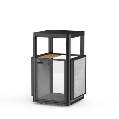 Cabin Flexi101, soundproof, 1020 x 1020 x 2260 mm, gray
