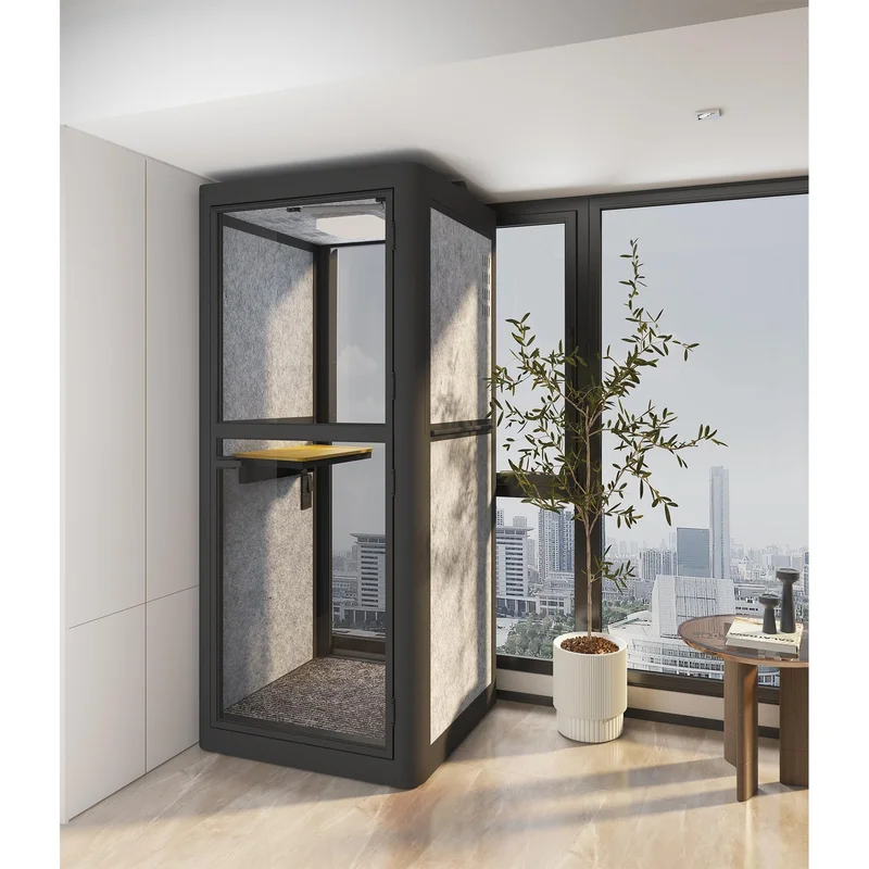 Cabin Flexi101, soundproof, 1020 x 1020 x 2260 mm, gray