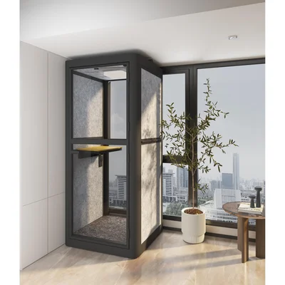 Cabin Flexi101, soundproof, 1020 x 1020 x 2260 mm, gray
