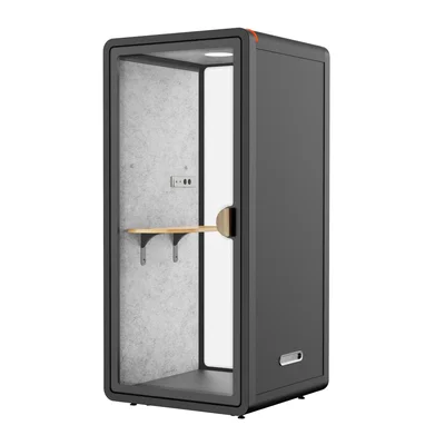 RFG Soundproof acoustic booth Flexi One, 1050 x 1050 x 2240 mm, grey