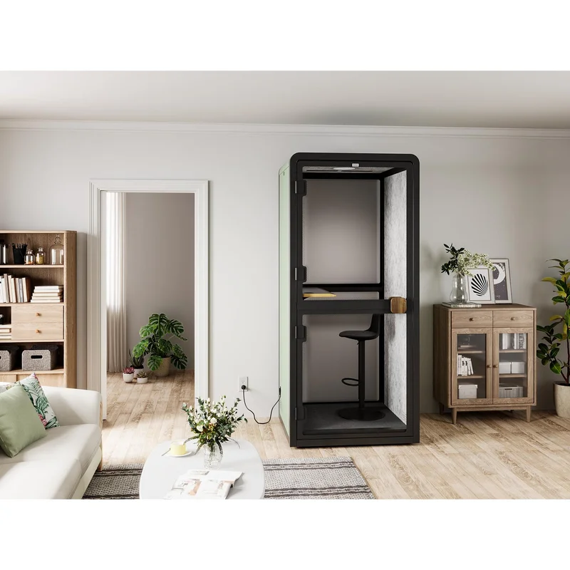 RFG Soundproof acoustic booth Flexi One, 1050 x 1050 x 2240 mm, grey