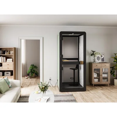 RFG Soundproof acoustic booth Flexi One, 1050 x 1050 x 2240 mm, grey