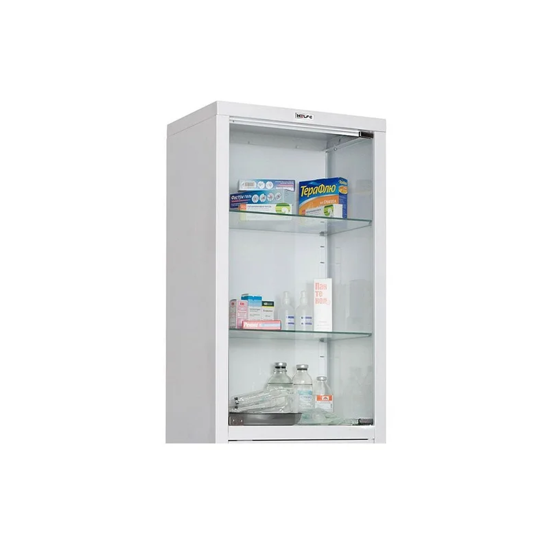 Cabinet, medical, 500 x 320 x 1755 mm, white