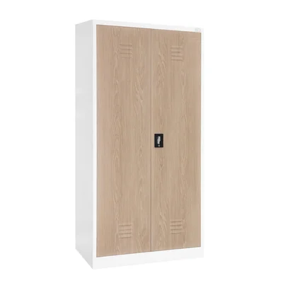 Шкаф RFG, за препарати, метален, 900 х 500 х 1820 mm, кехлибарен дъб и бяло