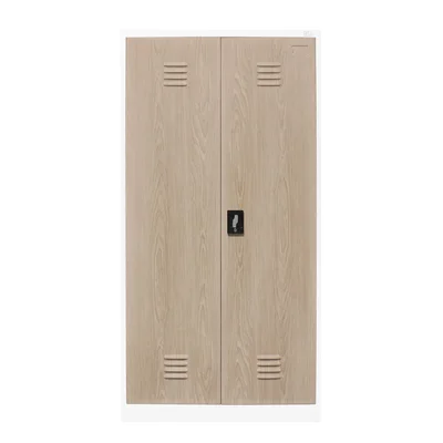 Шкаф RFG, за препарати, метален, 900 х 500 х 1820 mm, кехлибарен дъб и бяло