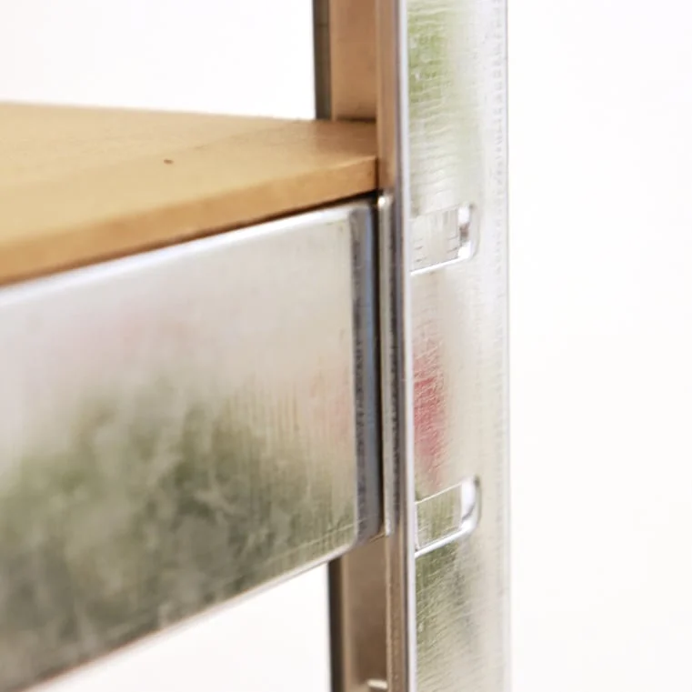 RFG Metal Shelf, with 5 MDF shelves, 900 x 400 x 1800 mm, up to 175 kg
