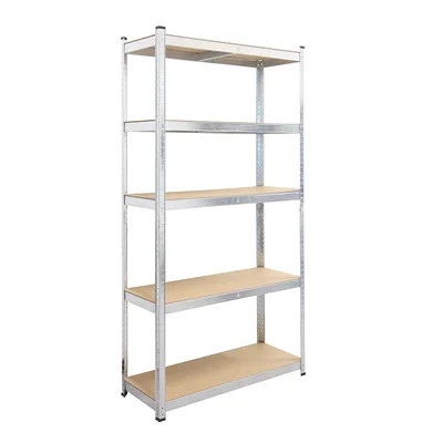 RFG Shelving Unit, metal, 5 shelves, 900 x 300 x 2460 mm, MDF, up to 200 kg