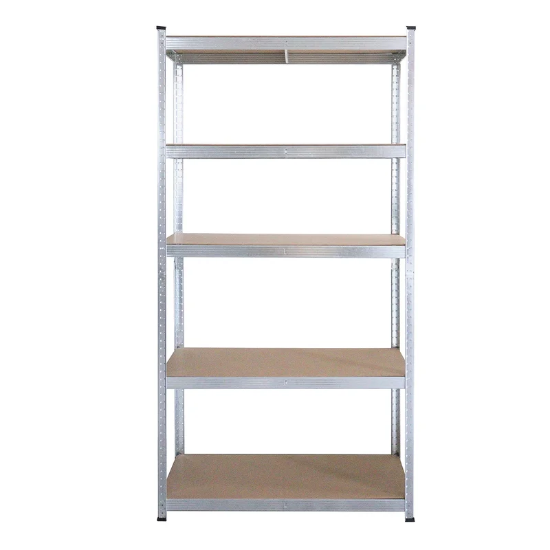 RFG Shelving Unit, metal, 5 shelves, 900 x 300 x 2460 mm, MDF, up to 200 kg