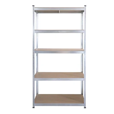 RFG Shelving Unit, metal, 5 shelves, 900 x 300 x 2460 mm, MDF, up to 200 kg