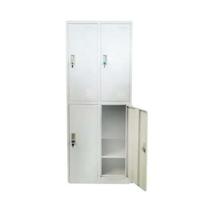RFG Wardrobe, metal, double, with four compartments, 60 x 45 x 185 cm
