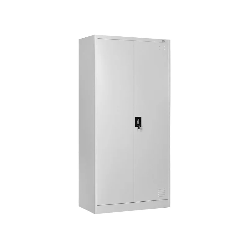 RFG Wardrobe, metal, 4 shelves, 90 x 45 x 185 cm, grey