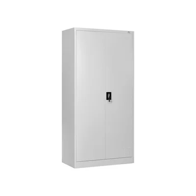 RFG Wardrobe, metal, 4 shelves, 90 x 45 x 185 cm, grey