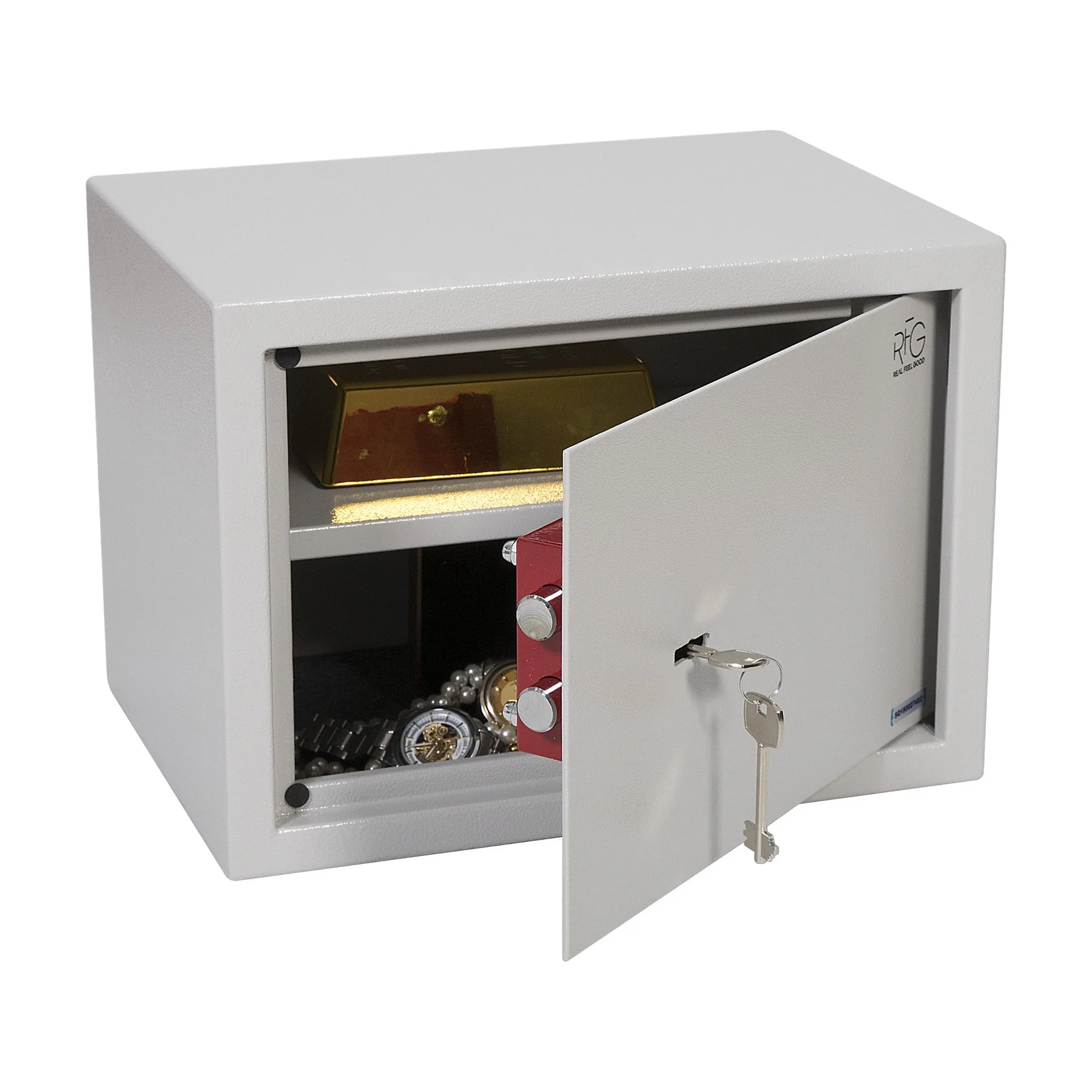 RFG Safe 250BK, non-fireproof, with mechanical code, 35 x 25 x 25 cm