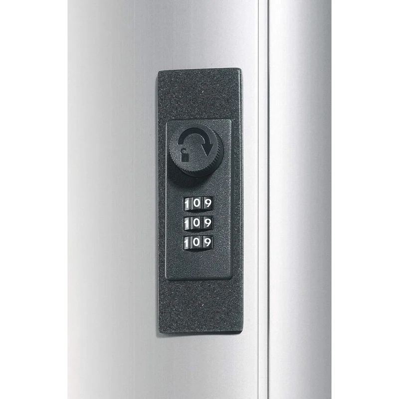Durable Key cabinet, 72 keys, with code, metal, silver
