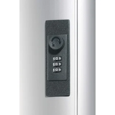 Durable Key cabinet, 72 keys, with code, metal, silver