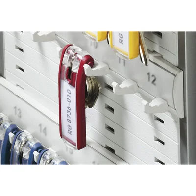Durable Key cabinet, 72 keys, with code, metal, silver