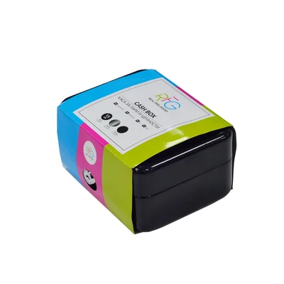 RFG Cash box for money and valuables, 15 cm, metal, black