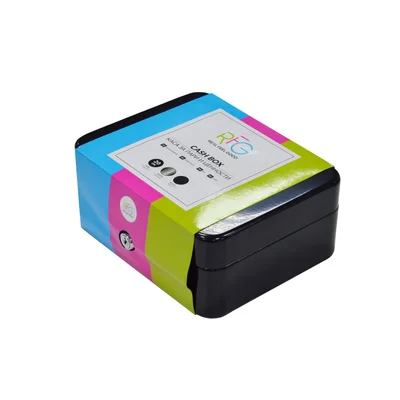 RFG Cash box, valuables, 20 cm, metal, black