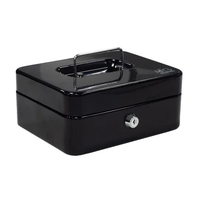 RFG Cash box, valuables, 20 cm, metal, black