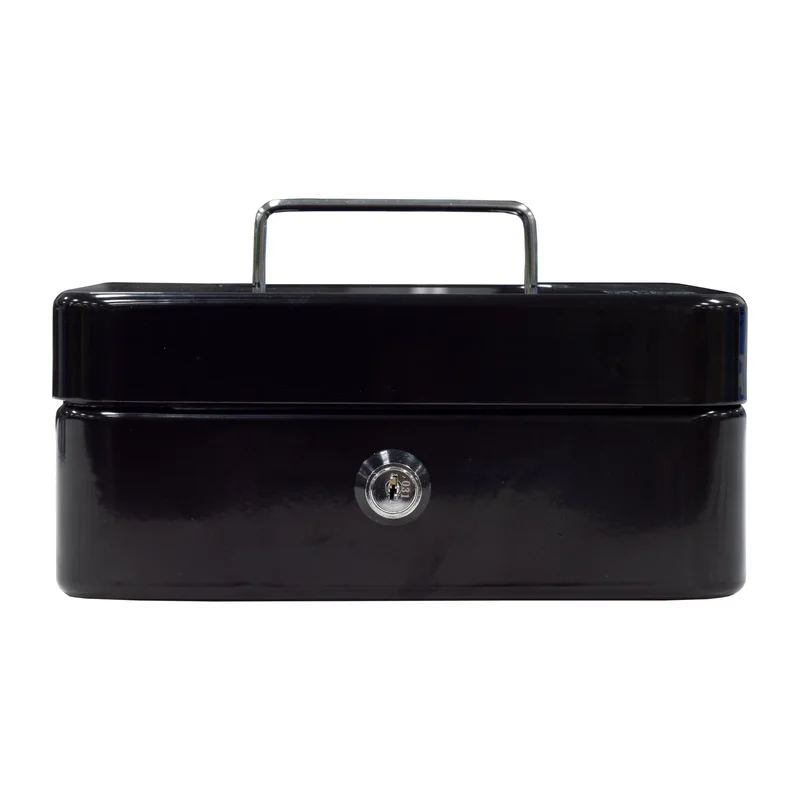 RFG Cash box, valuables, 20 cm, metal, black