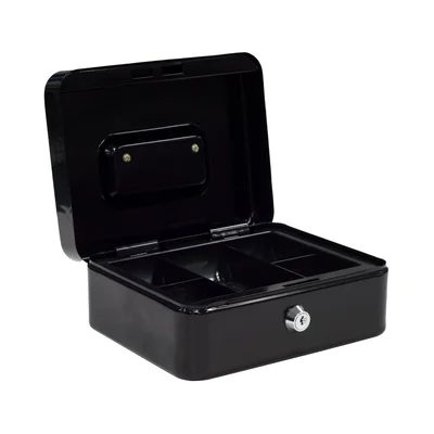 RFG Cash box, valuables, 20 cm, metal, black