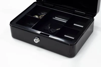 RFG Cash box, valuables, 20 cm, metal, black