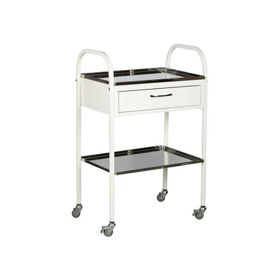 Trolley, manipulative, with drawer
