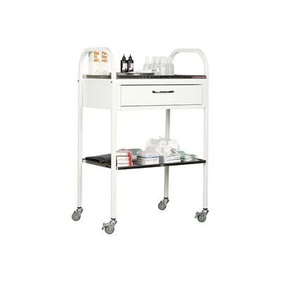 Trolley, manipulative, with drawer